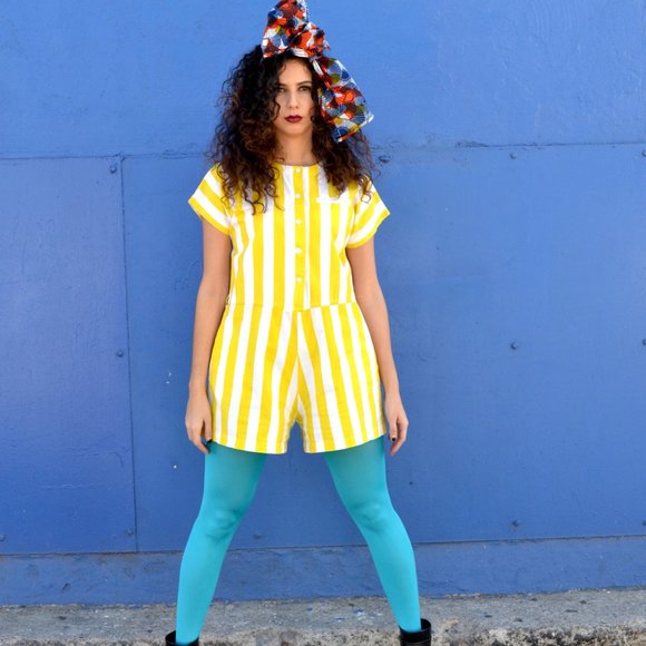 Turquoise Classic Pantyhose OS - Picture 5 of 5